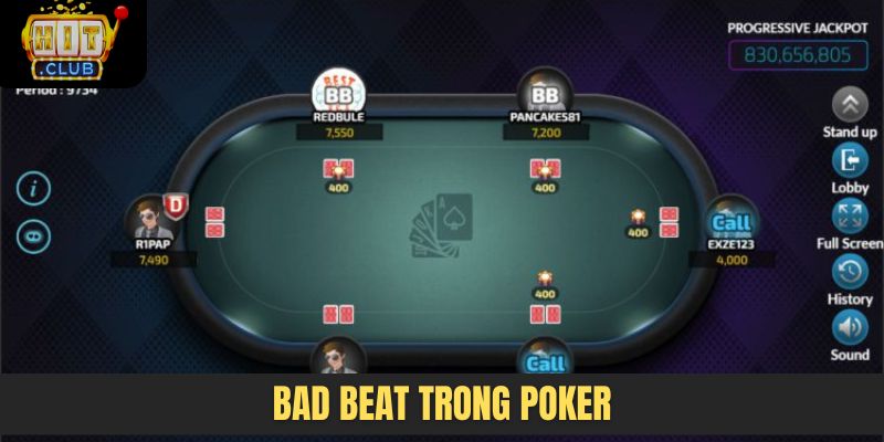 Bad beat trong Poker